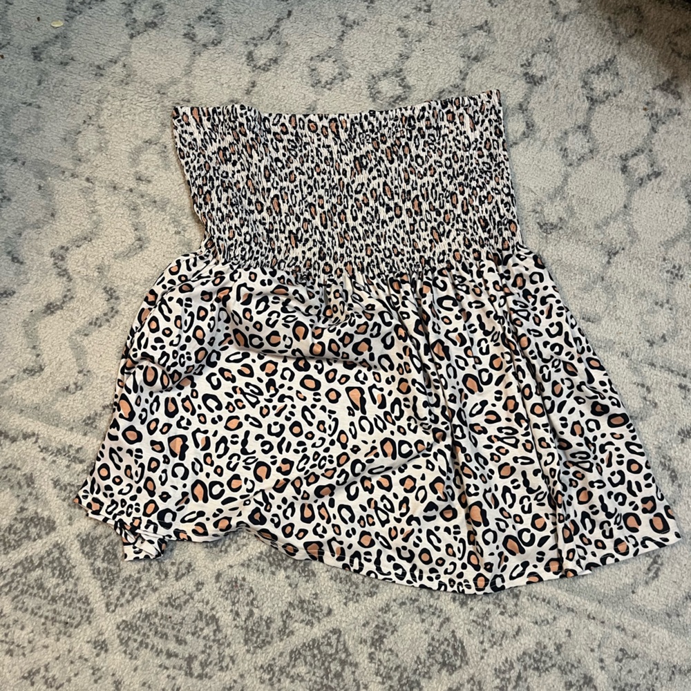 Leopard Print Women's Swim Coverup